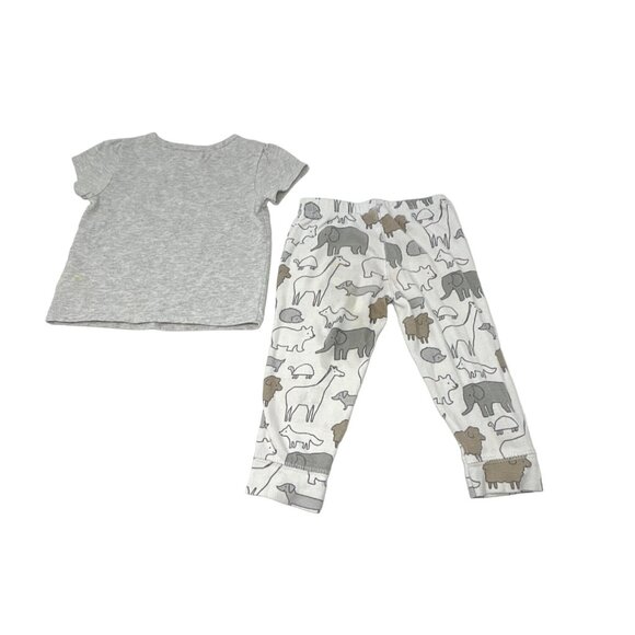 Baby Girl's - 3 Outfits - 3‎ Leggings, 2 Shirts, and 1 Body Suit - Size 12 Month - Picture 7 of 8